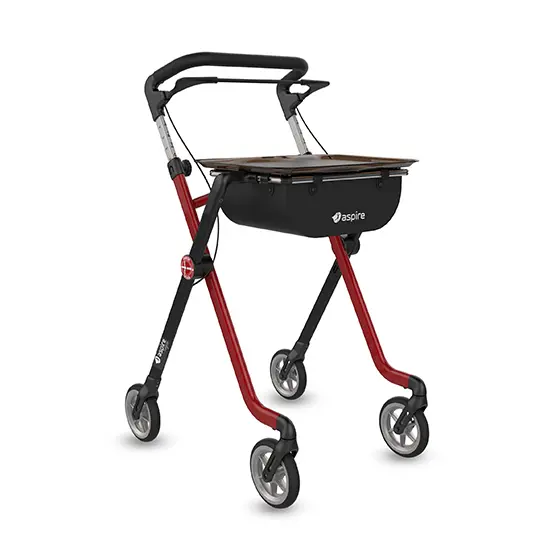 Indoor walker red