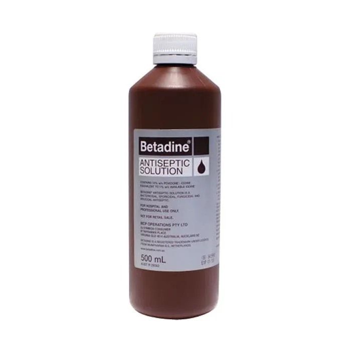 Betadine antiseptic solution 500ml