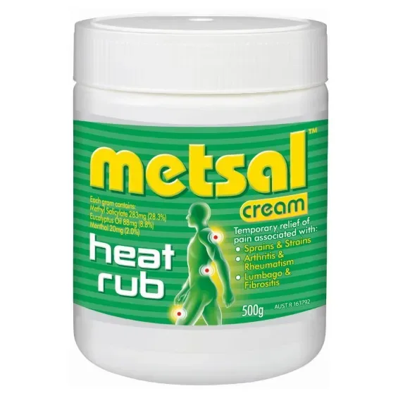 Metsal heat rub cream 500g