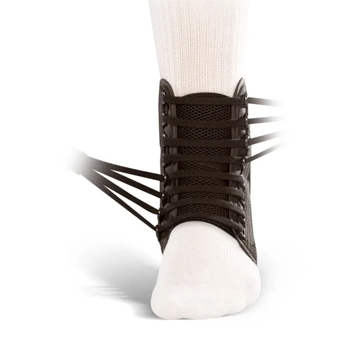 Don Joy Stabilizing Speed Pro Ankle brace straight on laces hi res