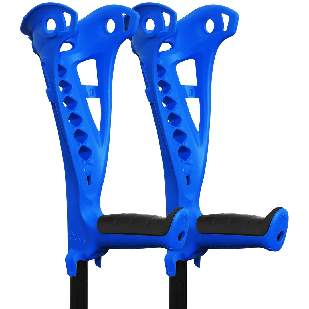 Fdi access safewalk crutches var pair blue 2