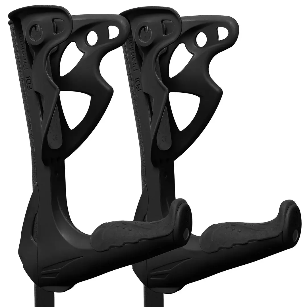 Fdi premium crutches var image pair black black 2