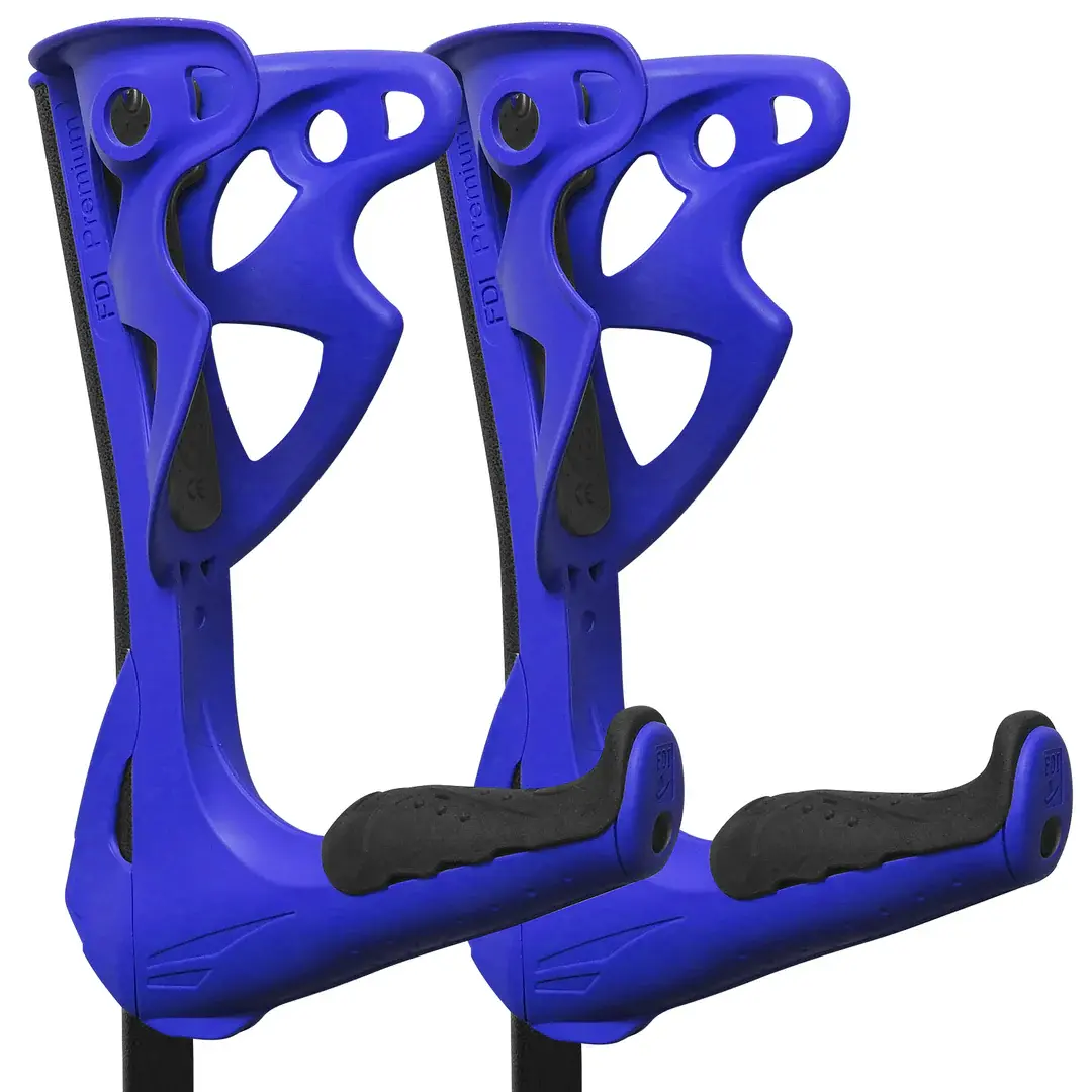 Fdi premium crutches var image pair black blue 2