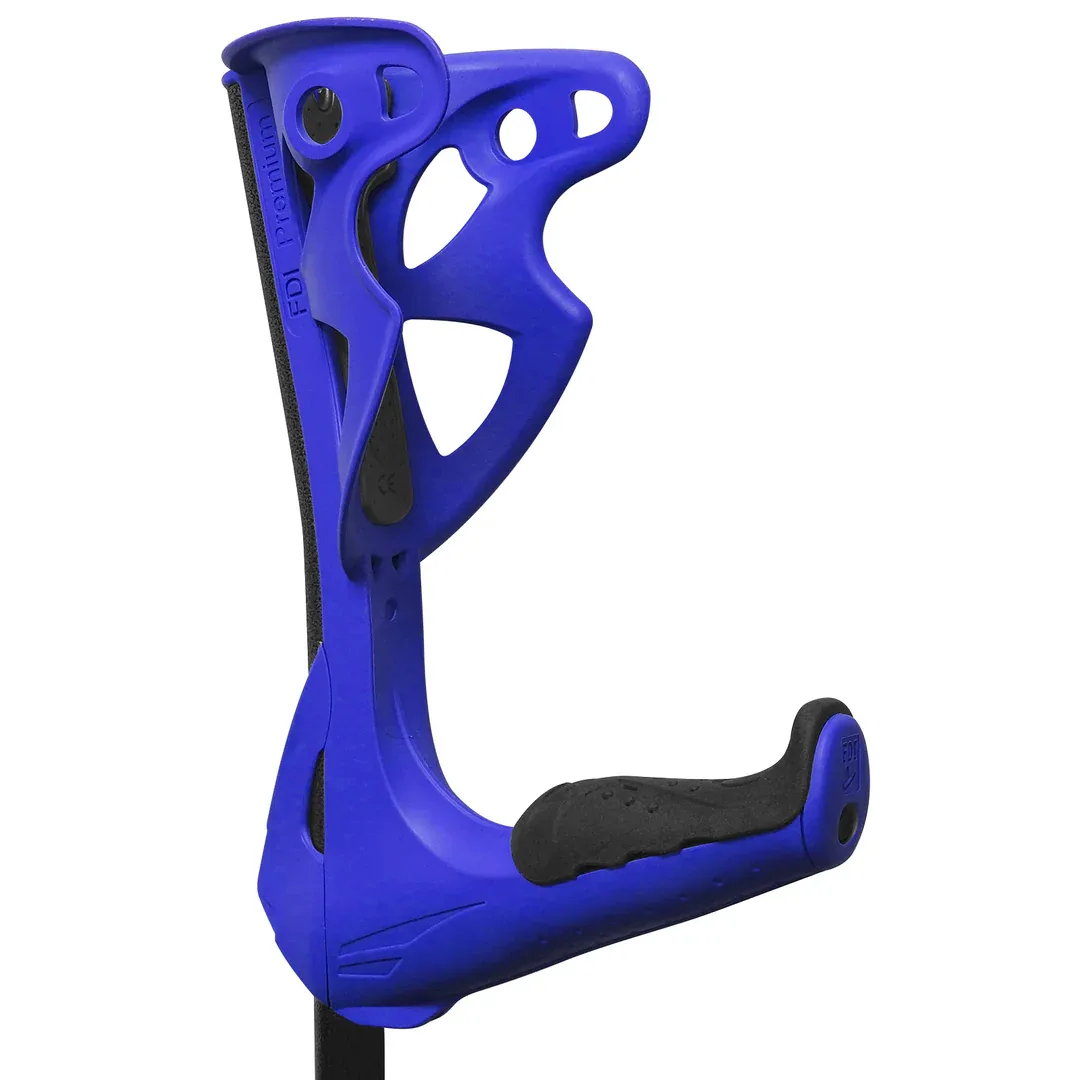 Fdi premium crutches var image single black blue 2