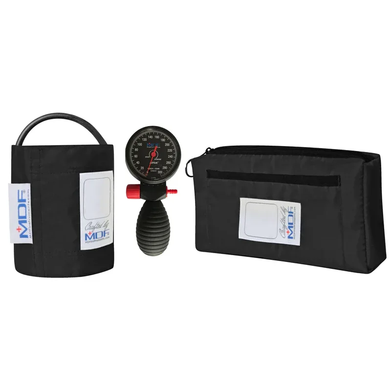 MDF848 AR11 Sphygmomanometer Airius Aneroid Palm MDF Black