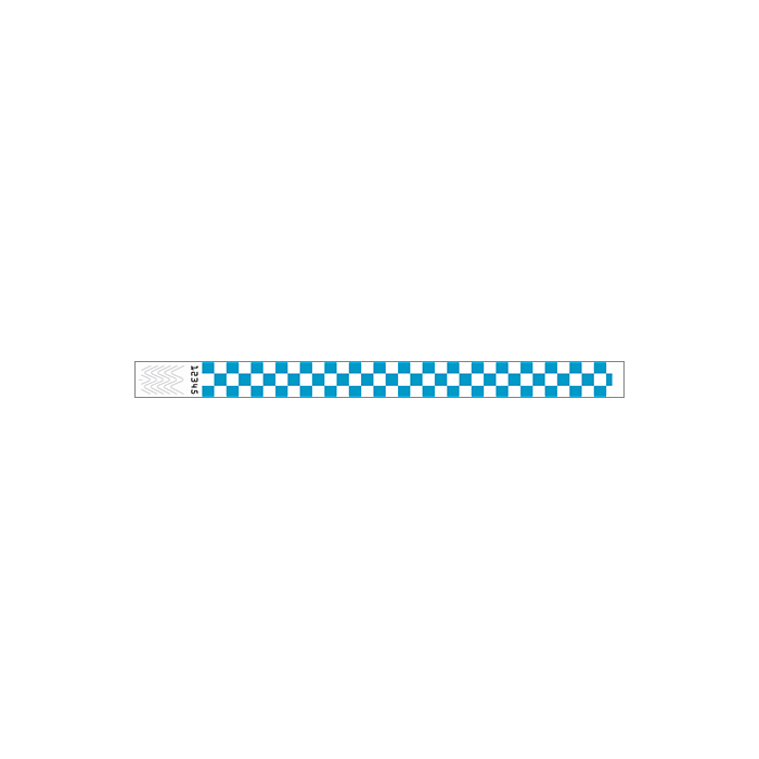 Checkerboard Blue 19mm