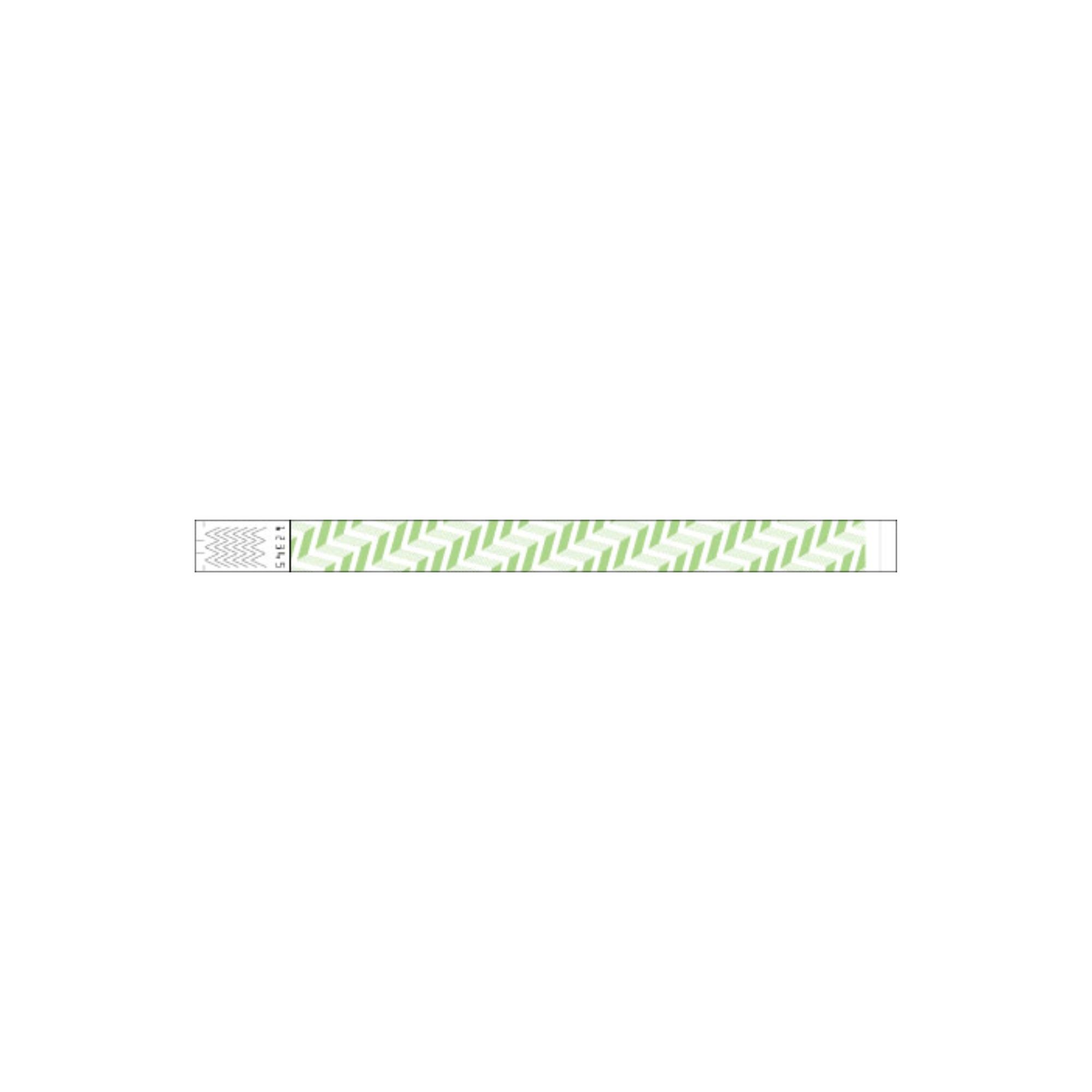 Neon Lime Chevron