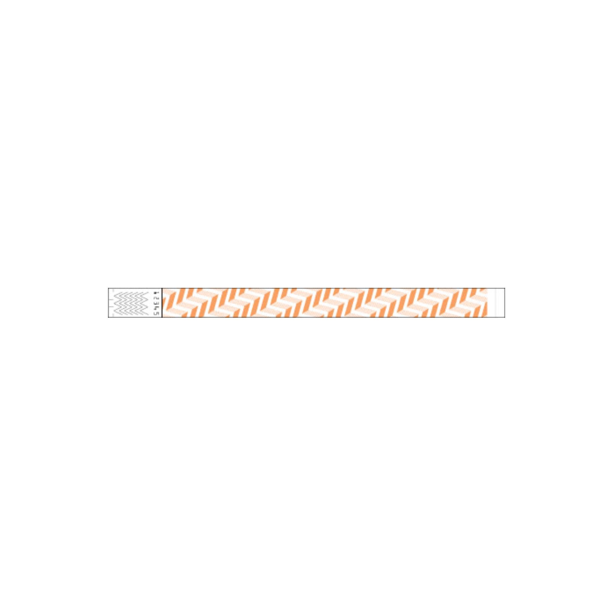 Neon Orange Chevron