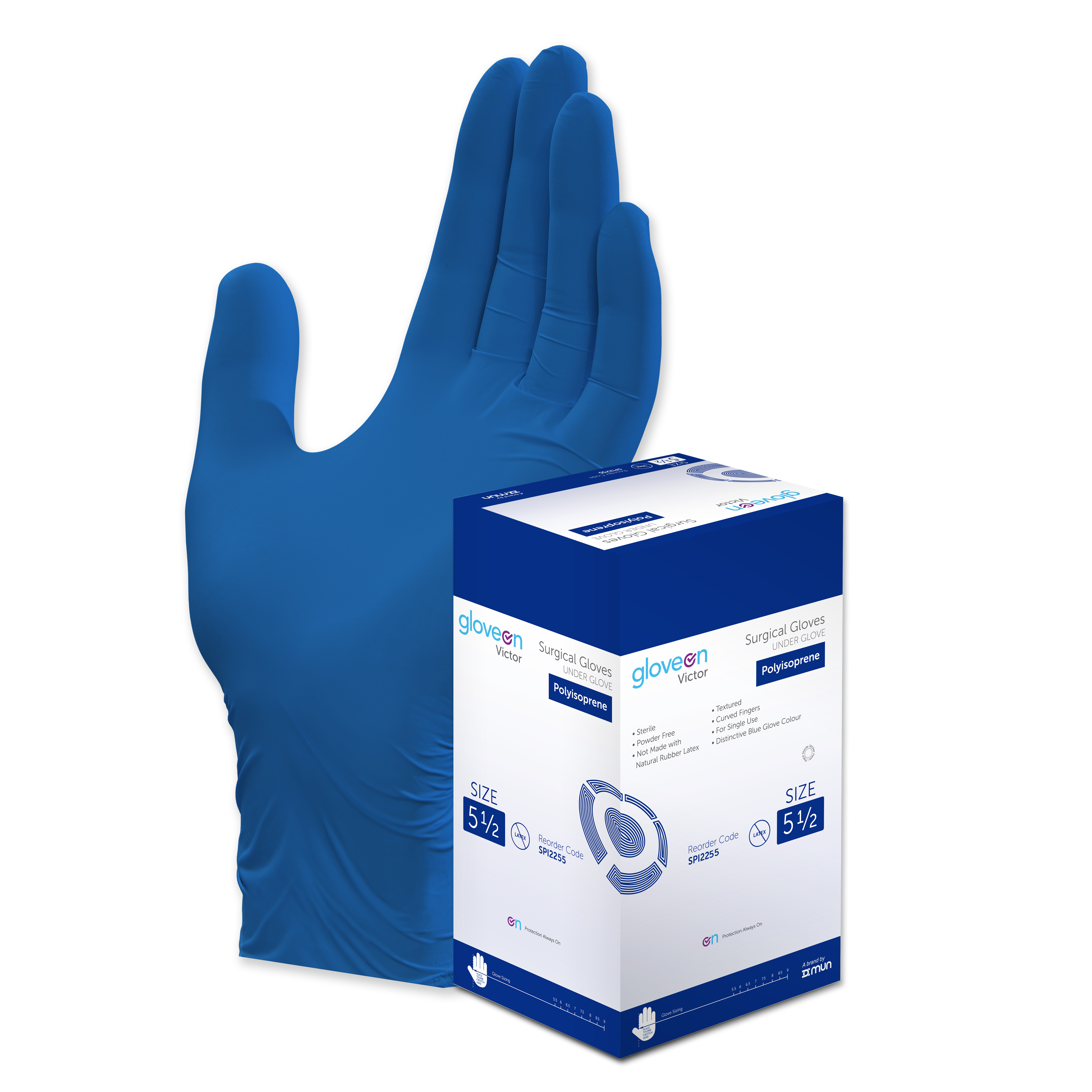 Victor Under box and glove 5 5