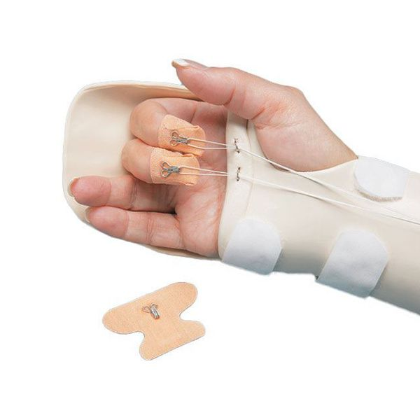 4120175010on steel finger hook with flexible water resistant finger wrap P