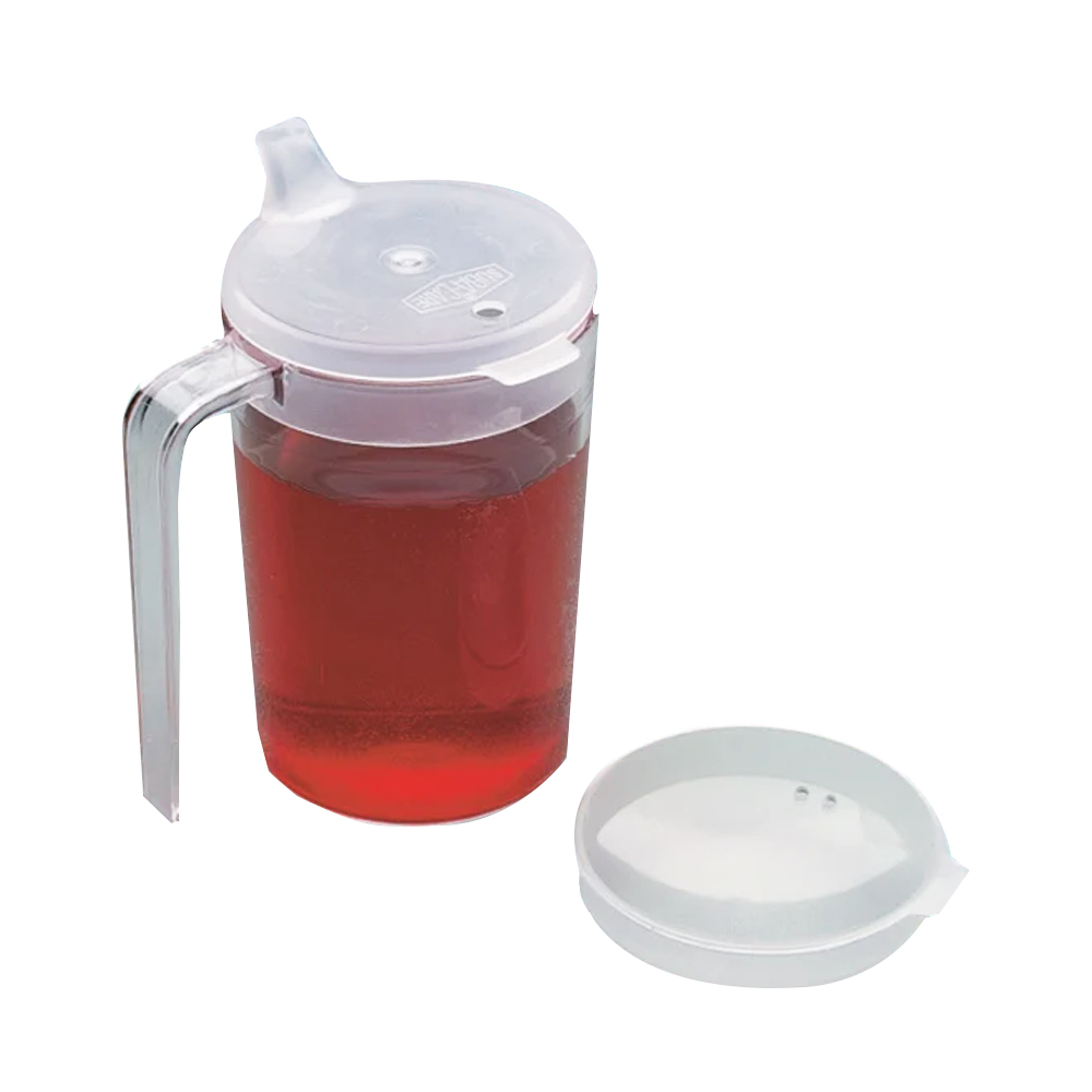 Clear cup with lids