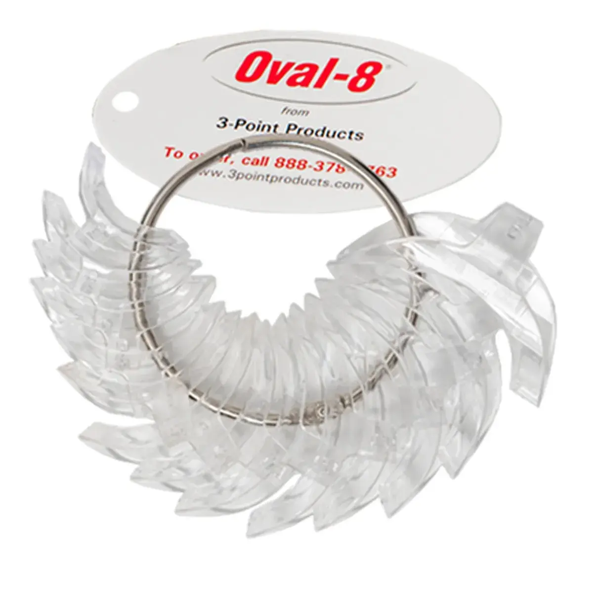 Clr oval 8 sizing set 1