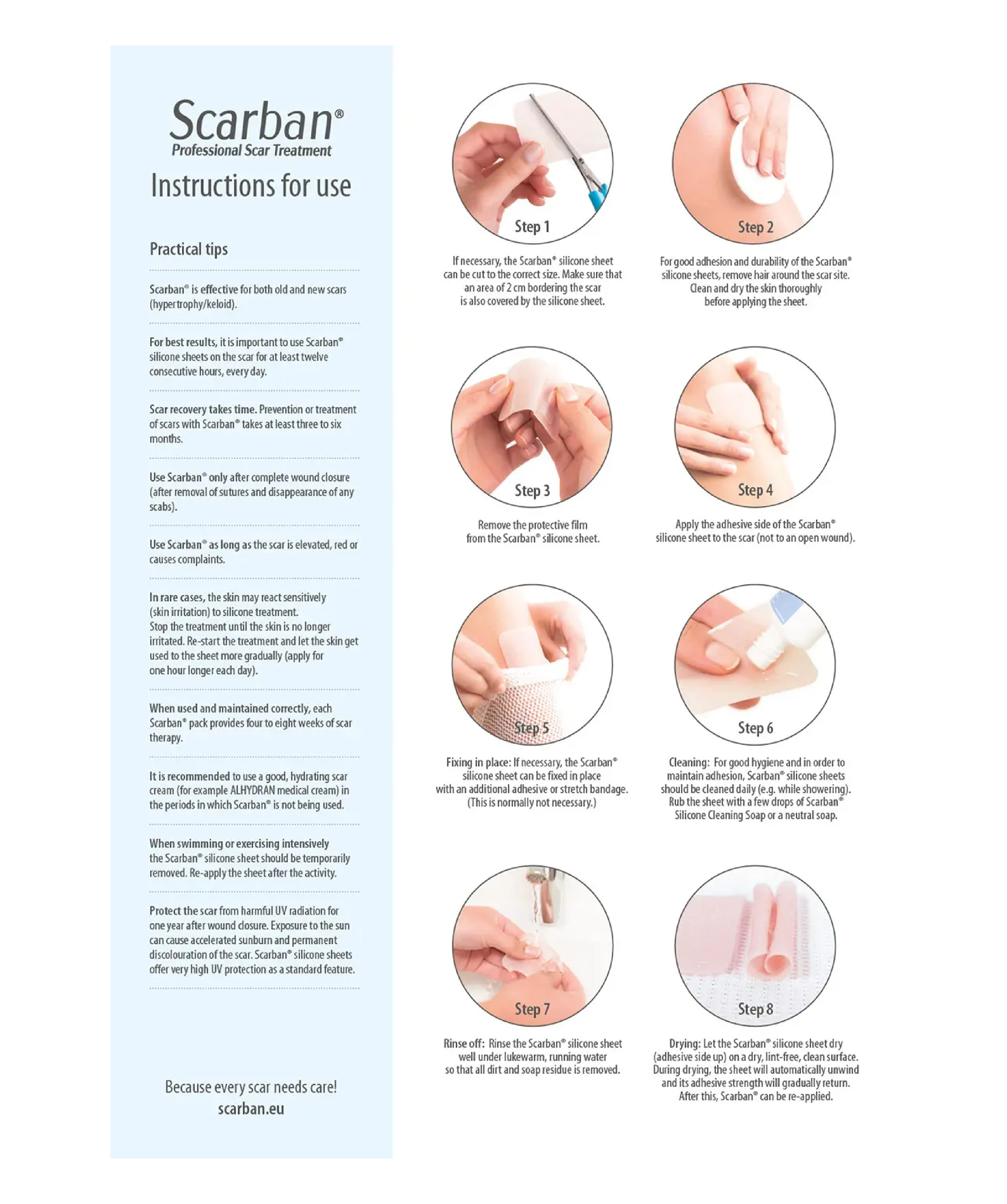 Scarban Instructions for use 01