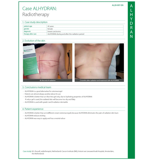 Radiotherapy alhydran