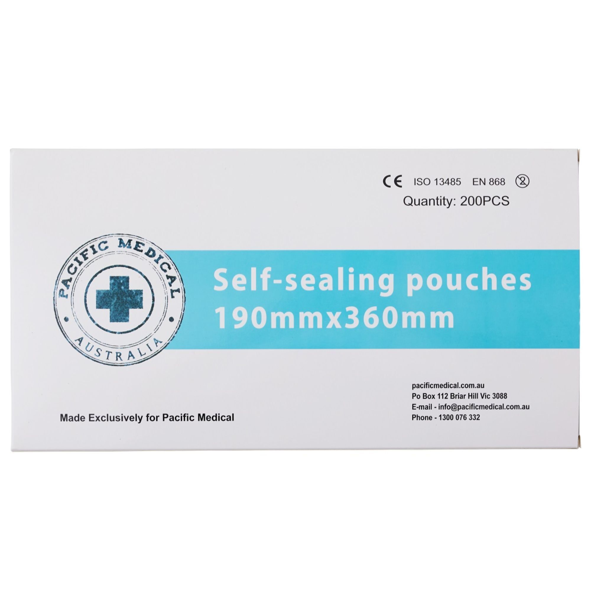 Self Seal Autoclavable Pouch 190 x 360mm