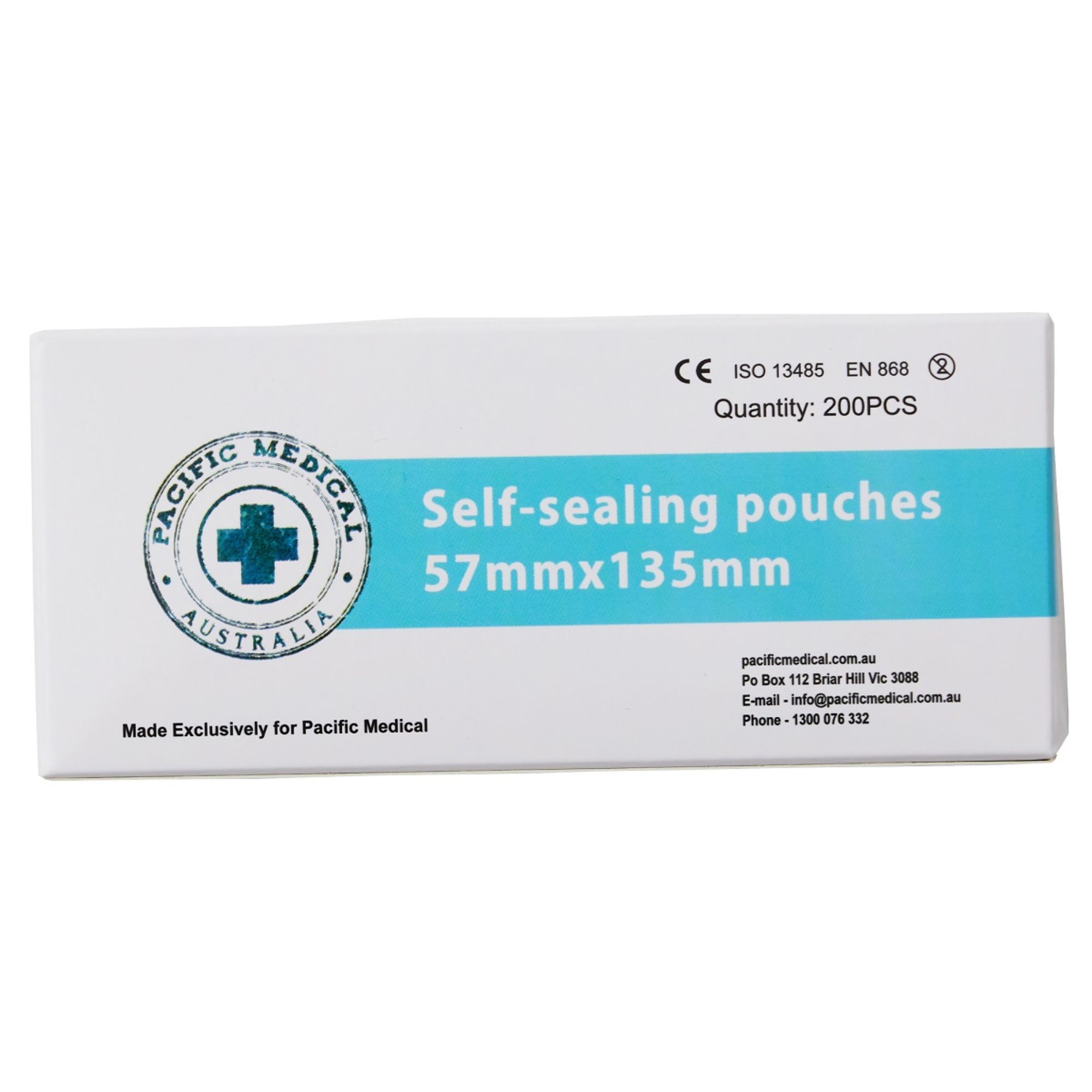 Self Seal Autoclavable Pouch 57 x 135mm