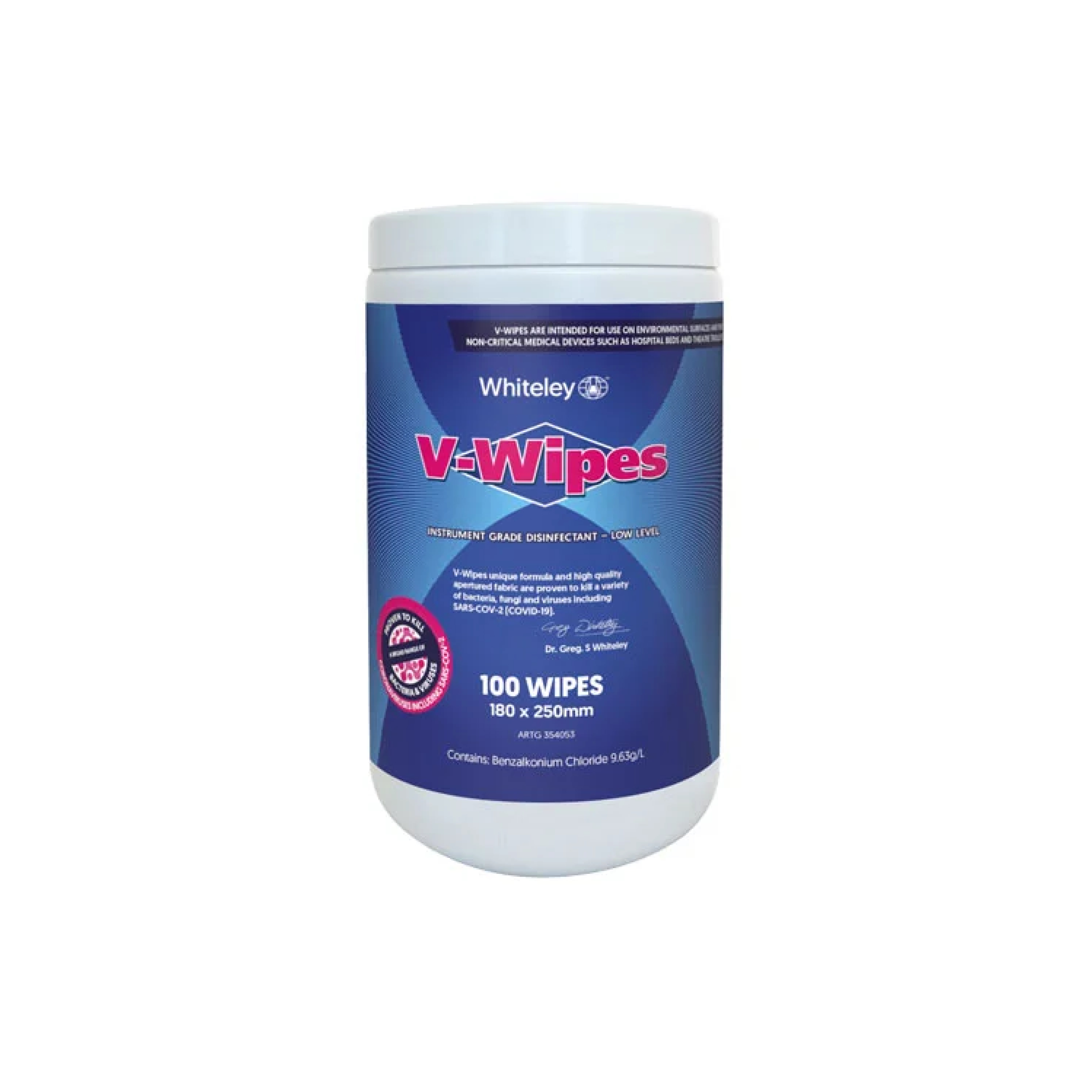 V wipes Disinfectant Wipes TUB 01