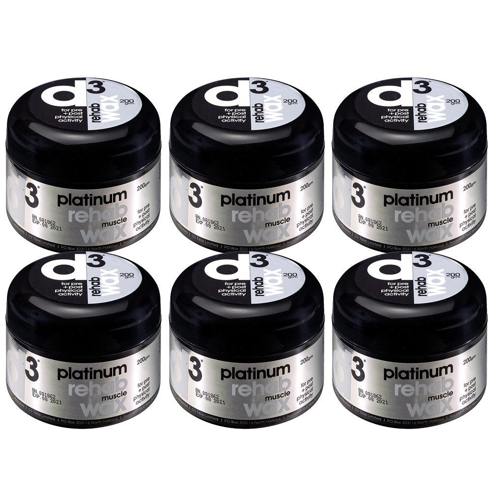 Platinum rub box of 6